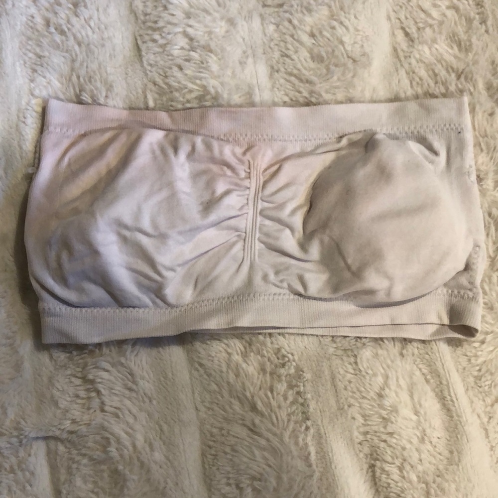 Off White Bandeaus Bra